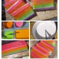 Cooksnap dari Covi untuk resep Lapis Kanji Pelangi / Lapis Rainbow