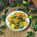 Cooksnap Salina Jalaludin semasa beliau membuat Pakchoy bersos tiram.