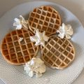 El cooksnap de Silvia cuando hizo Gofres (o waffles).
