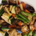 El cooksnap de Rebeca Almodóvar cuando hizo Ensalada templada de berenjena y calabacín.