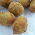 El cooksnap de Alejandra Larrea cuando hizo Bombas de papas choclo y queso.