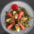 El cooksnap de Malcocinado cuando hizo Ensalada de judías verdes.