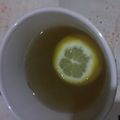 El cooksnap de jacky cuando hizo Té jengibre, manzanilla, limón y miel.