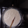 El cooksnap de Federico Jorquera cuando hizo Salsa blanca para canelones.
