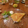 El cooksnap de Hernan Bianchimano cuando hizo Omelette de huevo con paleta y queso.