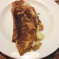 El cooksnap de Maria Paz Dominguez/ @pacitamama en instagram cuando hizo Omelette de jamón y queso María paz 💖💕.