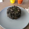 El cooksnap de Angel Burcio Arroba cuando hizo Arroz negro (Thermomix).