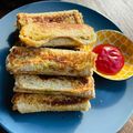 Madhurima Chakraborty's cooksnap of when they made ব্রেড ফিঙ্গার (bread finger recipe in Bengali).