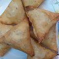 Nazia Qureshi's cooksnap of when they made Samosa.