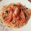 Cooksnap από Lydia Chrys στη συνταγή Γαριδομακαρονάδα της Αργυρώς Μπαρμπαρίγου (υπέροχη)