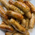 El cooksnap de astrid badia cuando hizo Longanizas con salsa chimichurri.