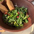 El cooksnap de Claudia Rojas cuando hizo Ensalada de espinacas y fresa con aderezo de poppy seed.