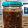 El cooksnap de Bibi García cuando hizo Salsa verde con chiles pasilla secos. ॐ.