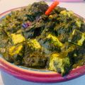 Madhurima Chakraborty's cooksnap of when they made পালং পনির (palong paneer recipe in bengali).