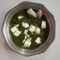 ushma prakash mevada's cooksnap of when they made પાલક પનીર (Palak Paneer Recipe In Gujarati).