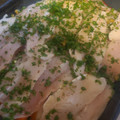El cooksnap de Natalia Moreira cuando hizo Filetes de Pescadilla, al horno en crema de leche.