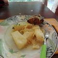 El cooksnap de Esther Ceballos de Jimenez cuando hizo YUCA AL MOJO DE AJO.