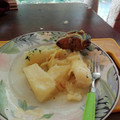 El cooksnap de Esther Ceballos de Jimenez cuando hizo YUCA AL MOJO DE AJO.
