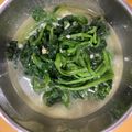 廖文仲 的 炒菠菜 cooksnap