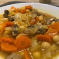 El cooksnap de Elena Perez Vega cuando hizo Garbanzos con champiñones y zanahoria.