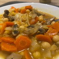 El cooksnap de Elena Perez Vega cuando hizo Garbanzos con champiñones y zanahoria.