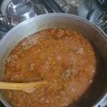 El cooksnap de Julio Moyano cuando hizo Tuco para pastas con salchichas parrilleras.