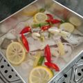 Cooksnap Amalina Azmi semasa beliau membuat 🐟Siakap Stim.
