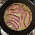 El cooksnap de Luis Gimenez cuando hizo Salchichas sabrosas al vino.
