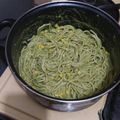 El cooksnap de Don Garfio cuando hizo Espagueti verde.