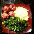 Demi's cooksnap of when they made Sweet N Sour Meatballs.