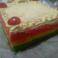 Cooksnap dari Puji Mayanda untuk resep Rainbow cake ny. liem takaran sendok