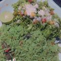 Jantullu'sbakery's cooksnap of when they made Jallop rice with pasta salad.