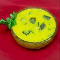 Heejal Pandya's cooksnap of when they made કાઠીયાવાડી રીંગણ ની કઢી (Brinjal Kadhi Recipe In Gujarati).