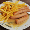 El cooksnap de Marta Caparrós cuando hizo Salchichas al ajillo.