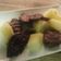 El cooksnap de zsofia stein cuando hizo Hígado de cerdo con melón dulce.