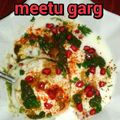 Meetu Garg का कुकस्नैप जब उन्होंने दही भल्ले (दहीबड़ा)(dahi bada recepie in hindi) बनाया था।