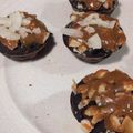 El cooksnap de Belu Miguel cuando hizo Muffins de chocolate y almendras saludables 160 cal x unidad.