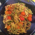 El cooksnap de francisco javier ortega aguilera cuando hizo Macarrones con calabacín y champiñones.