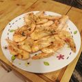El cooksnap de Juan Pérez Gómez cuando hizo Langostinos al vino blanco.