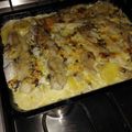 El cooksnap de Luisa Gonzalez cuando hizo Merluza al roquefort con patatas.