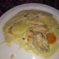 El cooksnap de Cheechuu Perez cuando hizo Pollo a la crema.