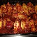El cooksnap de Alan Maya cuando hizo Alitas de pollo con salsa BBQ. ॐ.