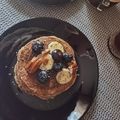 Cooksnap από Ποπη στη συνταγή Pancakes βρώμης με τριμμένη κουβερτούρα🥞