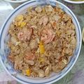 綺綺's cooksnap of when they made 蝦仁蛋炒飯.