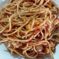 El cooksnap de Angie Perálvarez Fernández cuando hizo 🍝 Pasta con pollo y champiñones.