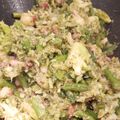 El cooksnap de Marsel cuando hizo Coliflor, Brócoli, Zanahoria y Patata al Wok a la Mantequilla y Yakiniku con Bacon.