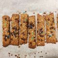 Cooksnap από Ναυσικά στη συνταγή Μπάρες βρώμης με σοκολάτα, σταφίδες και ξηρούς καρπούς