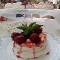 Cooksnap-ul lui Laura Maria atunci când a preparat Pavlova.