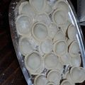El cooksnap de Paola Kuasnicki cuando hizo Sorrentinos Caseros de jamón y queso.