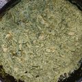 Linda Balogh Cooksnap-ja, amikor elkészítette a(z) Spenótos tejfölös csirkecomb receptet.